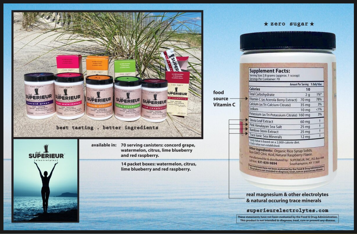 Supercharge with Fresh Citrus Electrolyte Powder 6.9 oz - Pink Himalayan Salt & Real Vitamin C