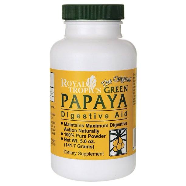 Royal Tropics Green Papaya Powder 5 oz - Your Ultimate Digestive Aid