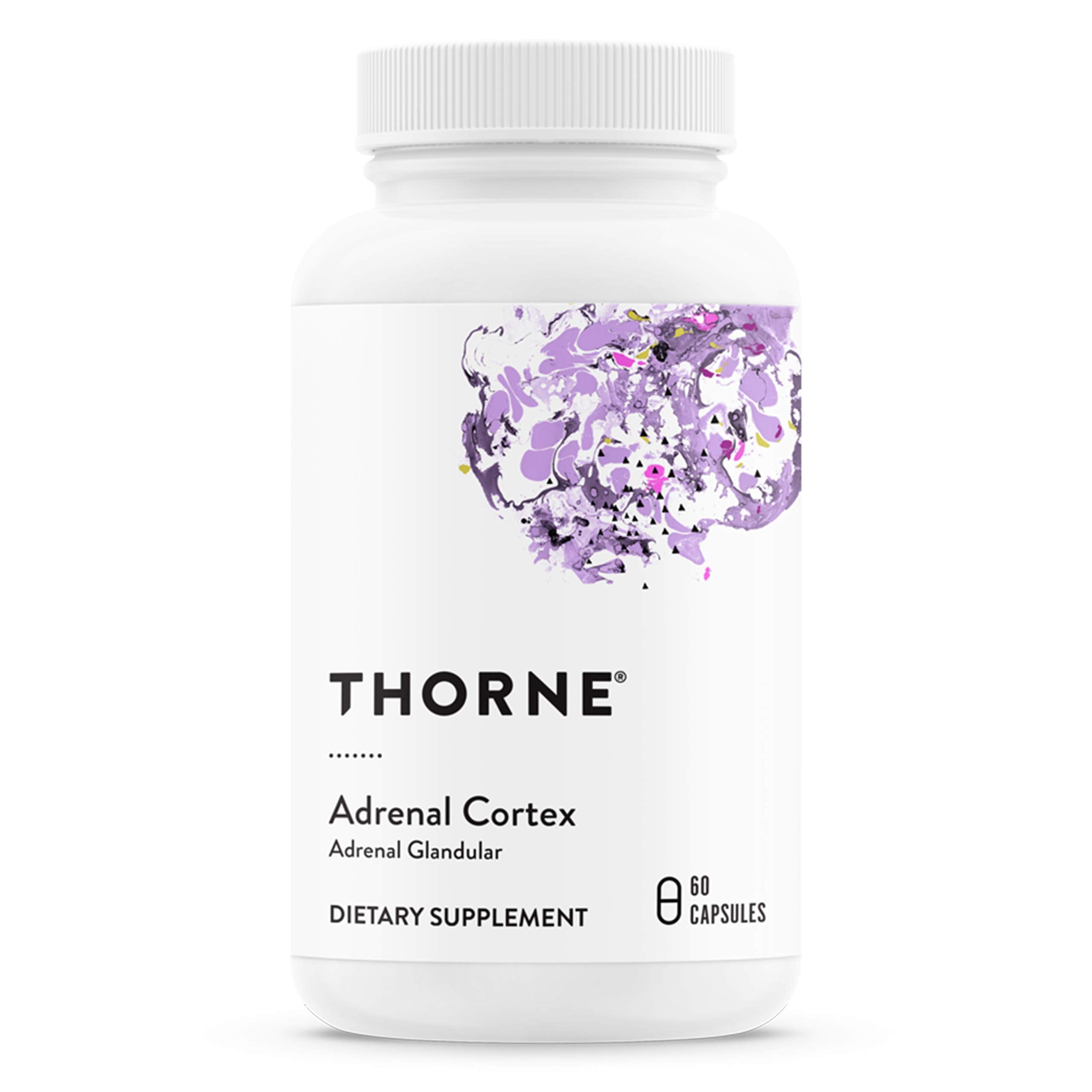 Thorne Bovine Adrenal Cortex 50mg - 60 Capsules: Boost Your Adrenal Health!