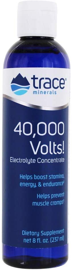 Power-Packed 40,000 VOLTS Electrolyte Concentrate - 8 oz Bottle of Trace Minerals