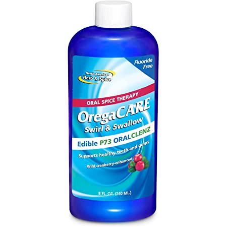 OregaCARE 8 oz Cranberry Oral Spice Therapy Mouth Wash - A Natural Oral Care Marvel by North American Herb & Spice