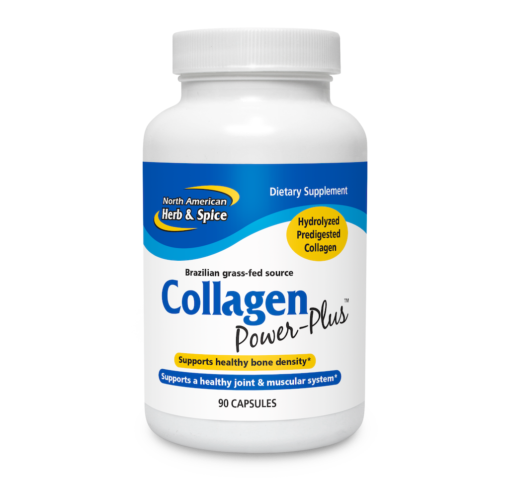 North American Herb & Spice Collagen Power Plus - 90 Vegetarian Capsules