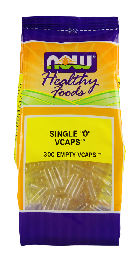 Now Foods Empty Vcaps Size 0 - 300 Capsules
