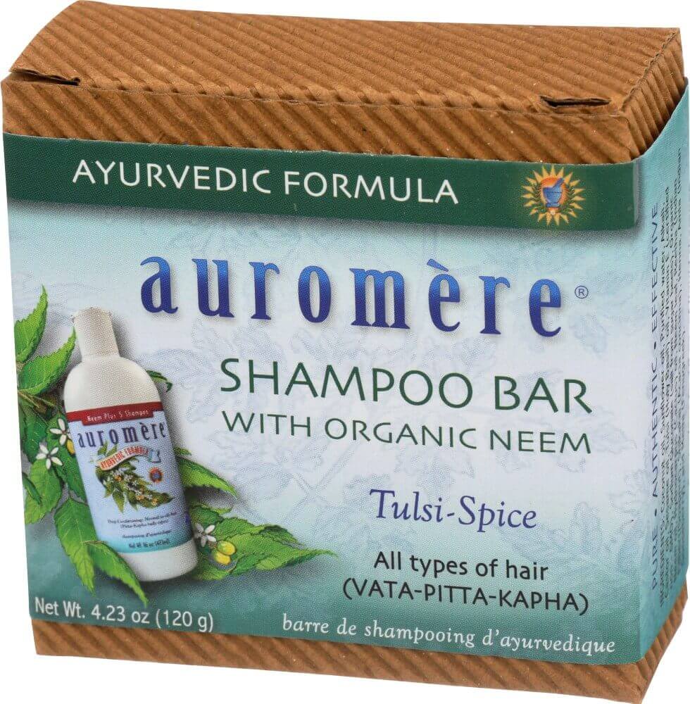Auromere Neem - Tulsi Spice Shampoo Bar (4.23 oz)