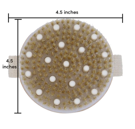 Queen of the Thrones Bamboo Dry Skin Lymphatic Dry Brush - Unlock Your Skin's Glow!