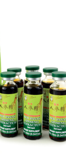 Powerful Panax Ginseng Elixir - X-Strength 2000mg, 10cc Vial