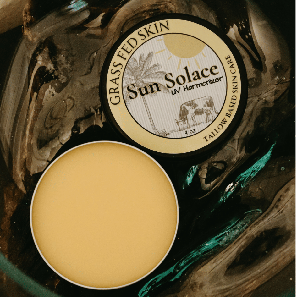 Sun Solace 4oz - Ultimate UV Harmonizer Balm by Grass Fed Skin
