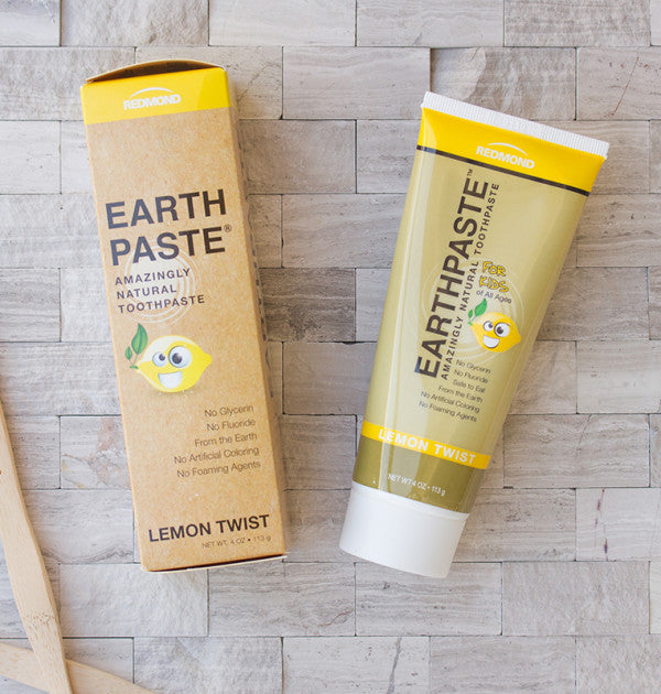 Earth Paste Lemon Twist by Redmond - A Natural Oral Care Revolution