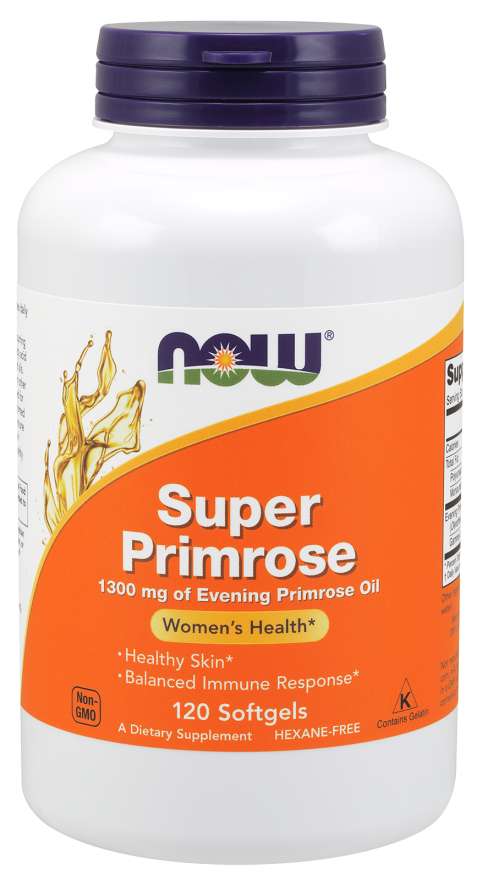 NOW Foods Super Primrose Oil - 1130 MG, 120 Softgels
