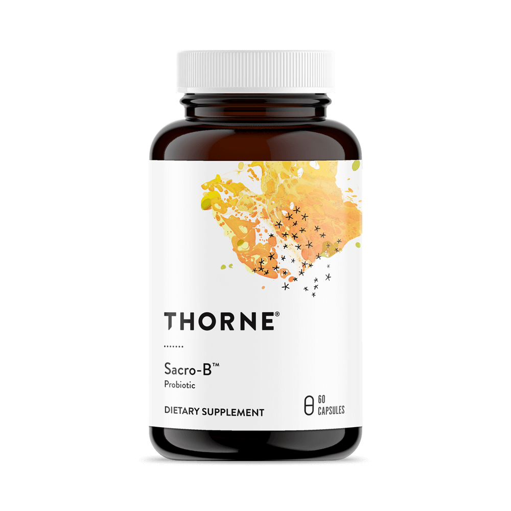 Thorne's Sacro-B Probiotic: 60 Vegetarian Capsules for Gut Health