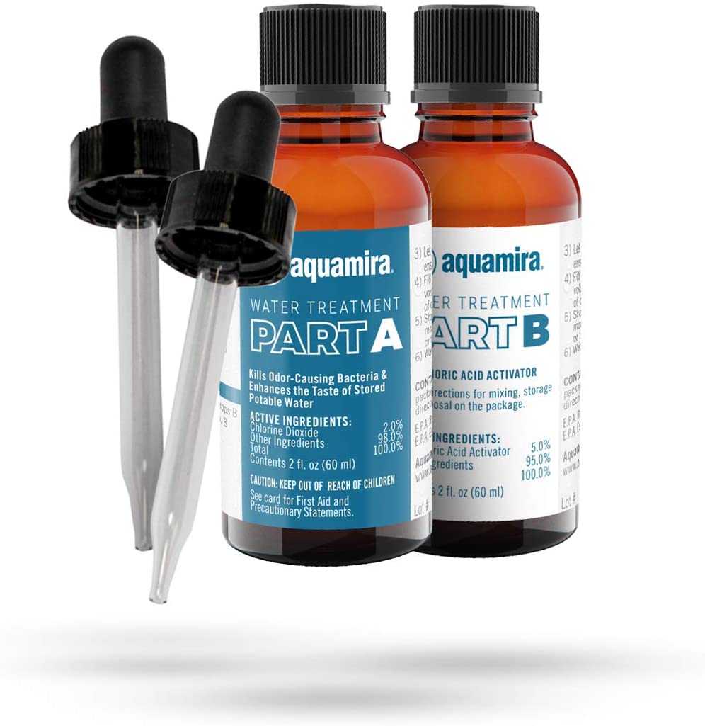 Aquamira Chlorine Dioxide Water Treatment 2 oz Kit - Purify Your Water Anywhere!