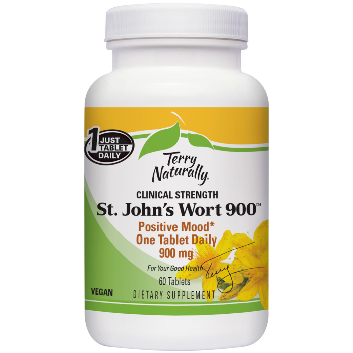 Terry Naturally's St. John's Wort 900: Your Daily Mood Booster