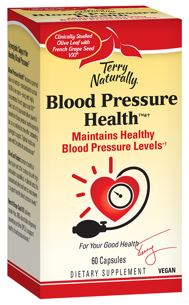 Terry Naturally's Blood Pressure Health - 60 Vegetarian Capsules for Optimal Blood Pressure