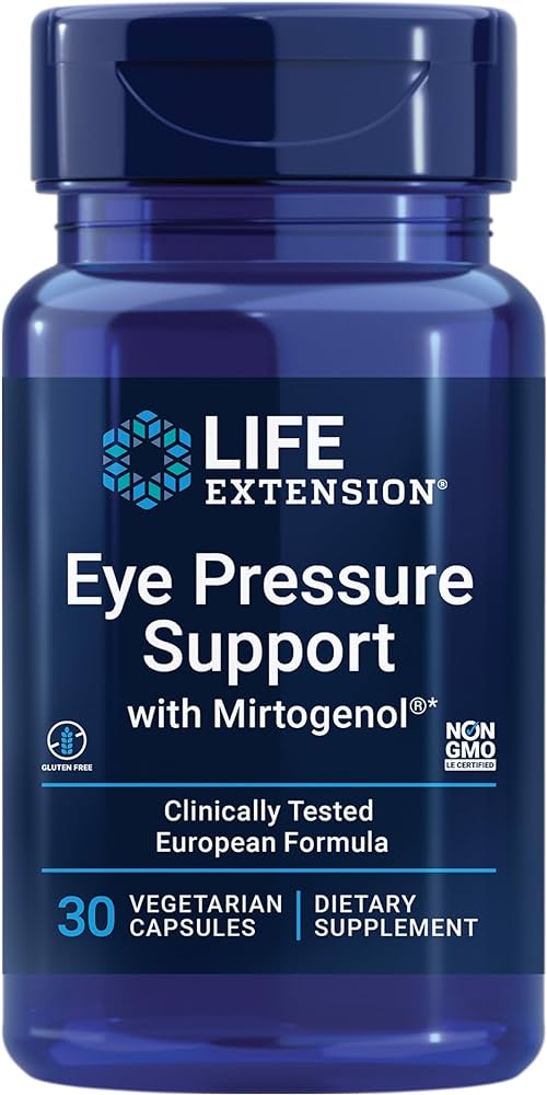 Life Extention's Mirtogenol Eye Pressure Support - 30 Vegetarian Capsules