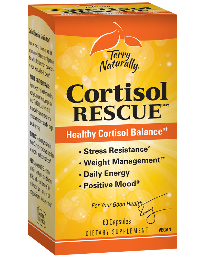 Terry Naturally Cortisol Rescue - 60 Capsules for Optimal Cortisol Balance