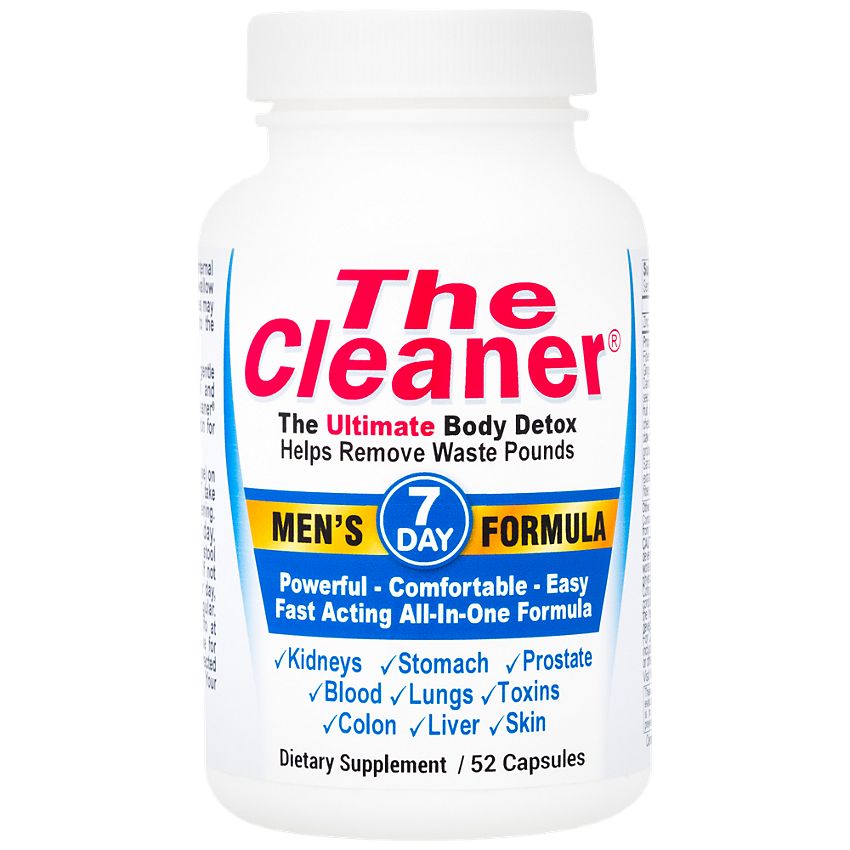 Century Systems' The Cleaner - 7-Day Detox for Men - 52 Vegetarian Capsules