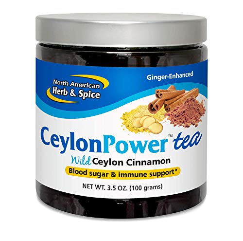 Ceylon Power Tea 3.5 oz powder - Boost Blood Sugar & Immunity - North American Herb & Spice