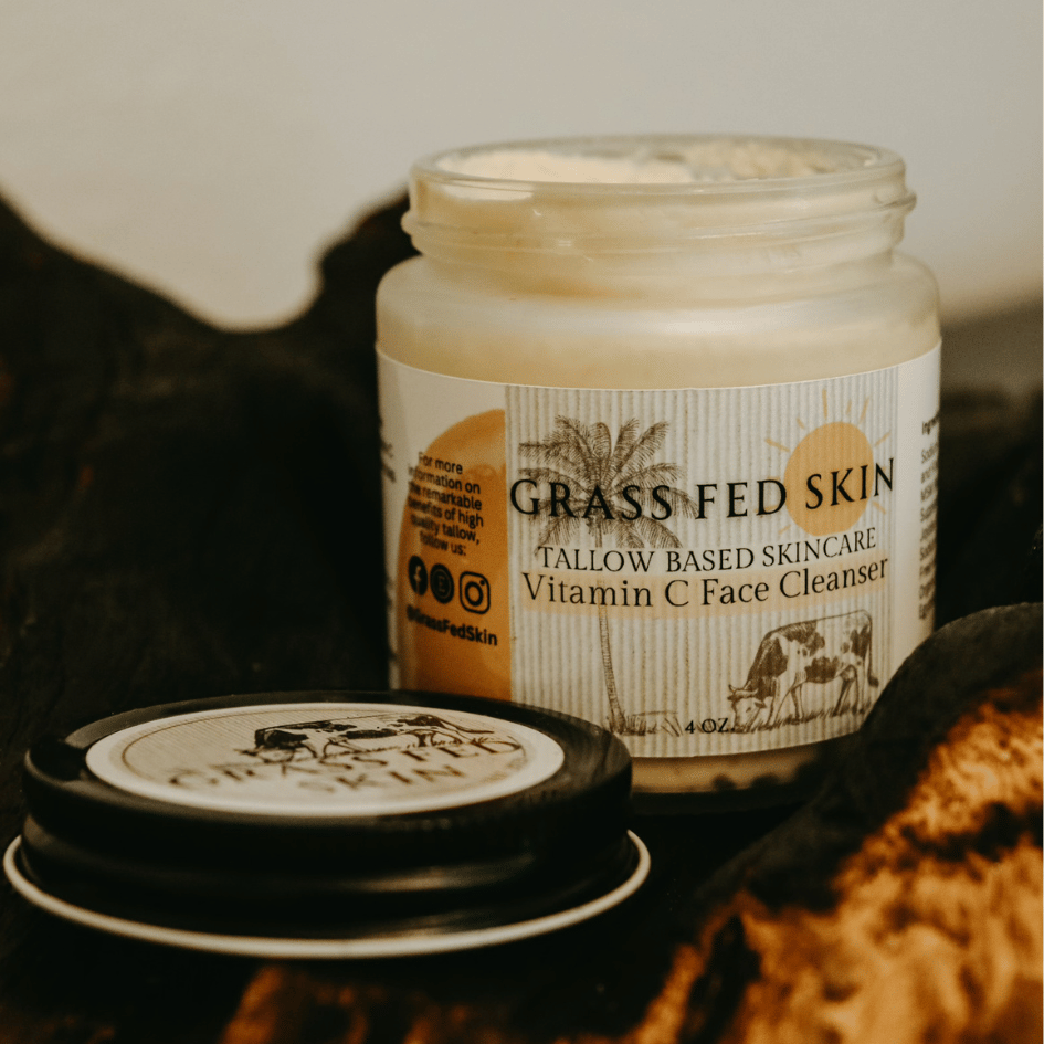 Revitalizing Vitamin C Organic Grass Fed Tallow Face Cleanser