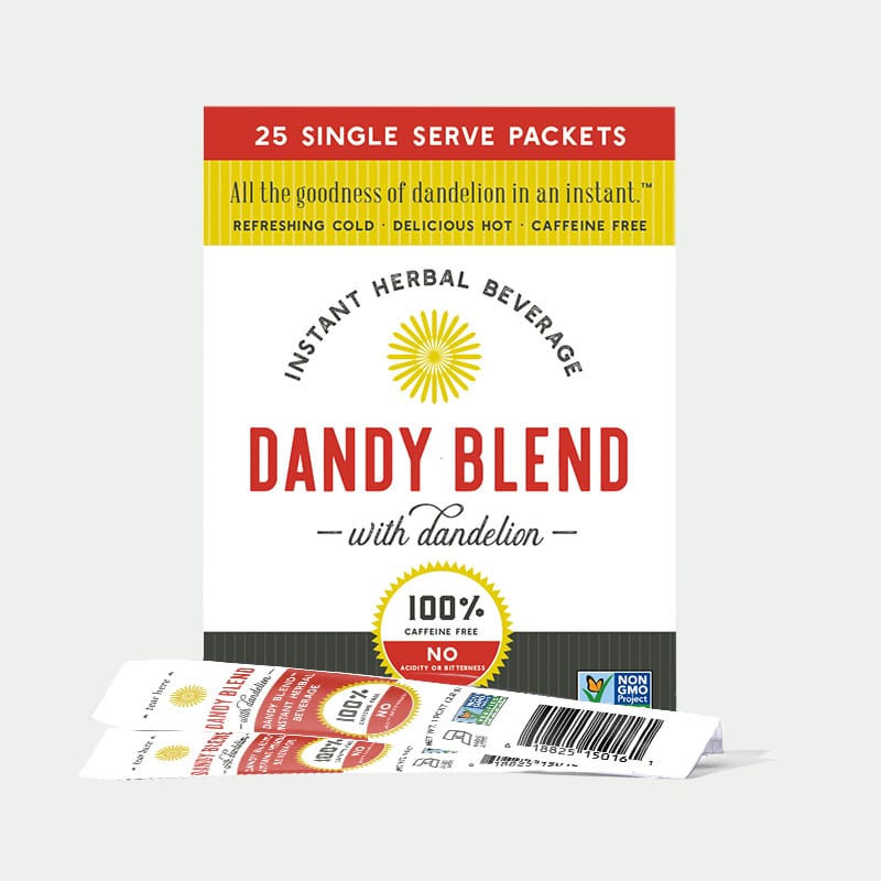 Dandy Blend - Box of 25 Single-Serve Packets: Your Instant Coffee Alternative!