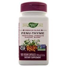 Nature's Way FENU - THYME: 100 Vegan Capsules for Optimal Wellness