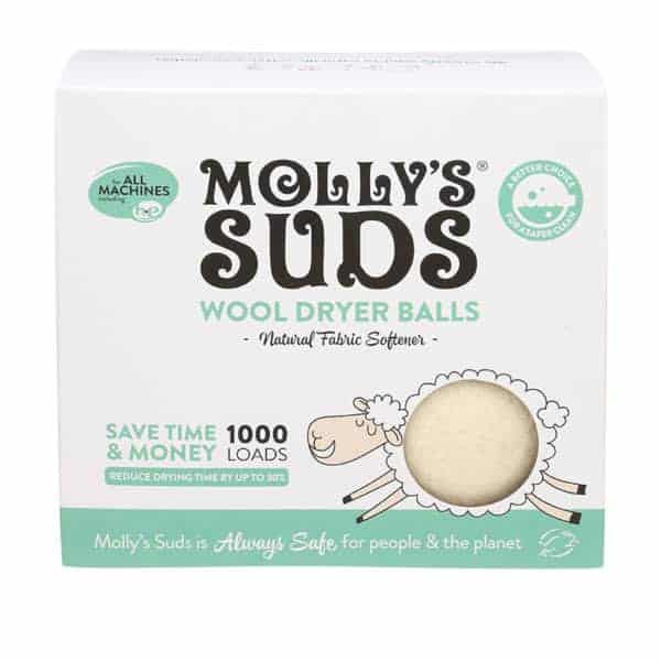 Molly's Suds 3-Pack Wool Dryer Balls - Transform Your Laundry!