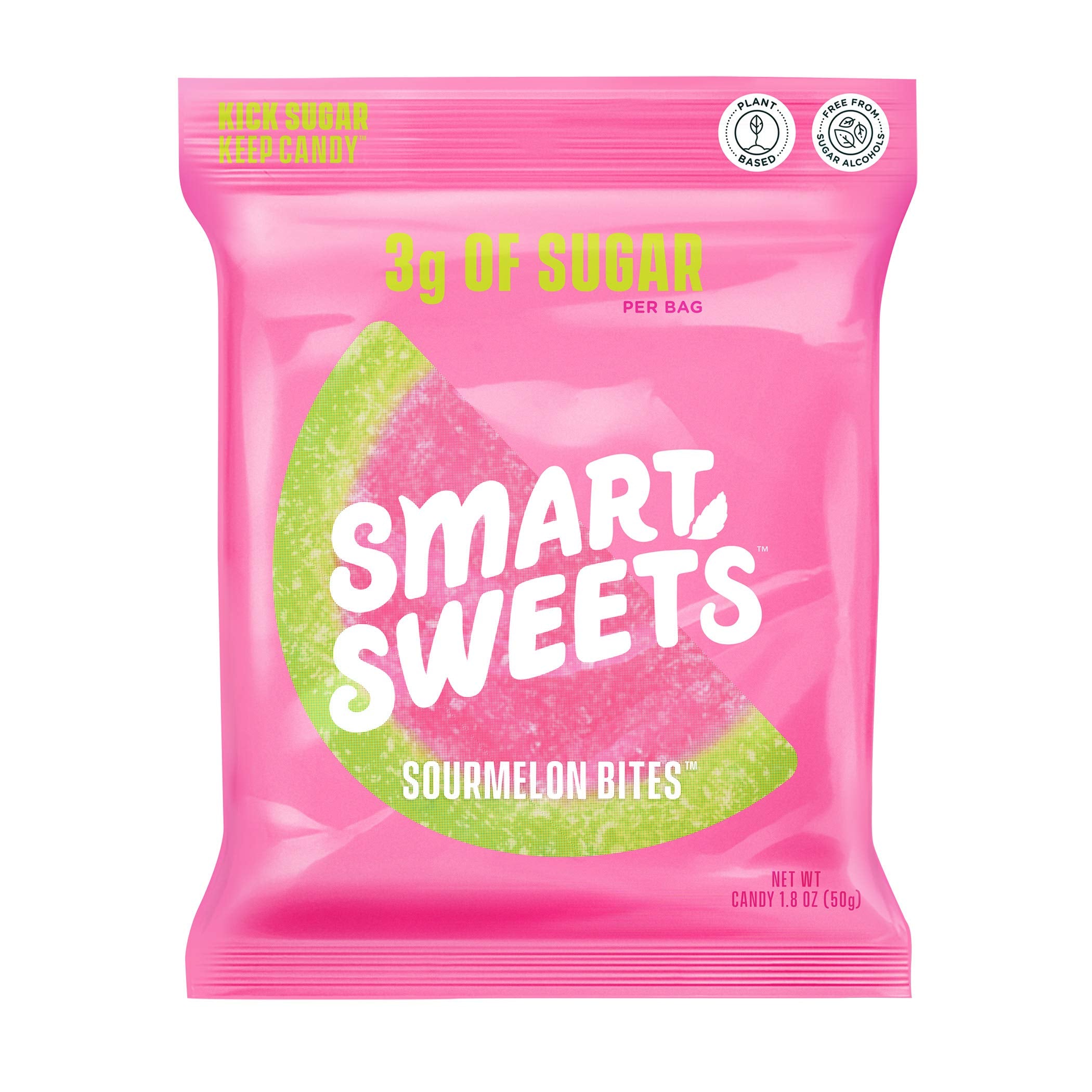 Irresistible Sourmelon Bites 1.8 oz - Smart Sweets to Ditch Sugar!