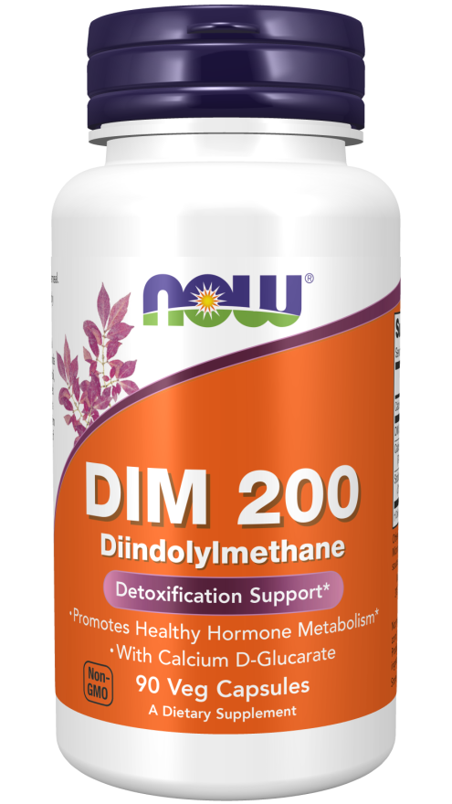 NOW Foods DIM 200 - Diindolylmethane 90 Vegan Capsules: Boost Your Hormone Health!