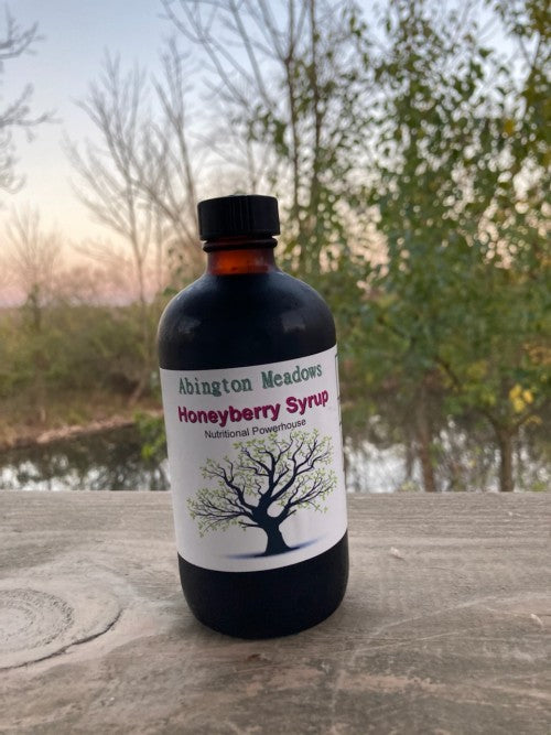 8oz Hidden Pond Farms Honeyberry Syrup - Locally Crafted Goodness