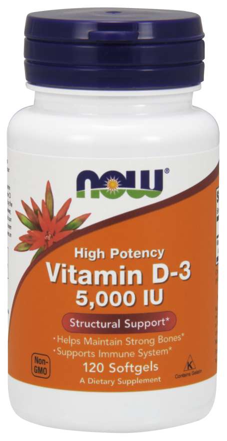 Powerful VITAMIN D-3 5,000 IU for Strong Bones and Immunity
