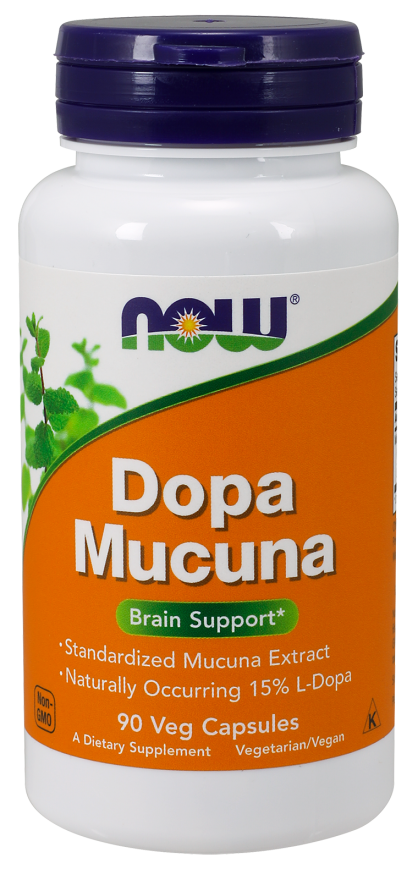 NOW Dopa Mucuna 15% 400MG - Boost Your Dopamine Naturally