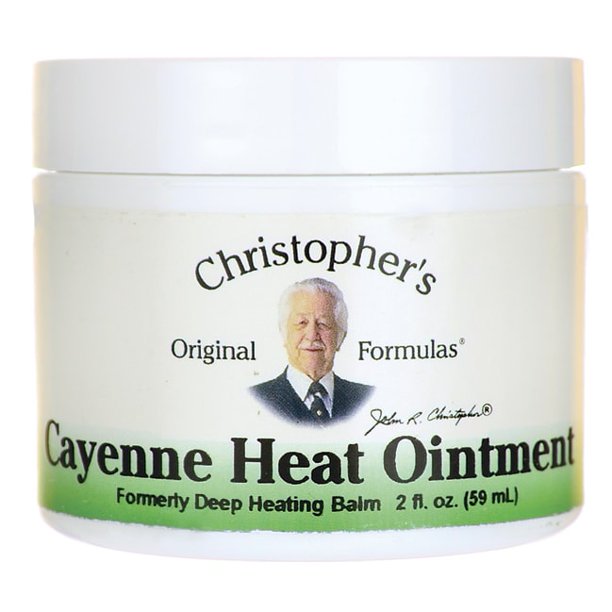 Dr. Christopher's Cayenne Heat Ointment - 2 oz Deep Heating Balm