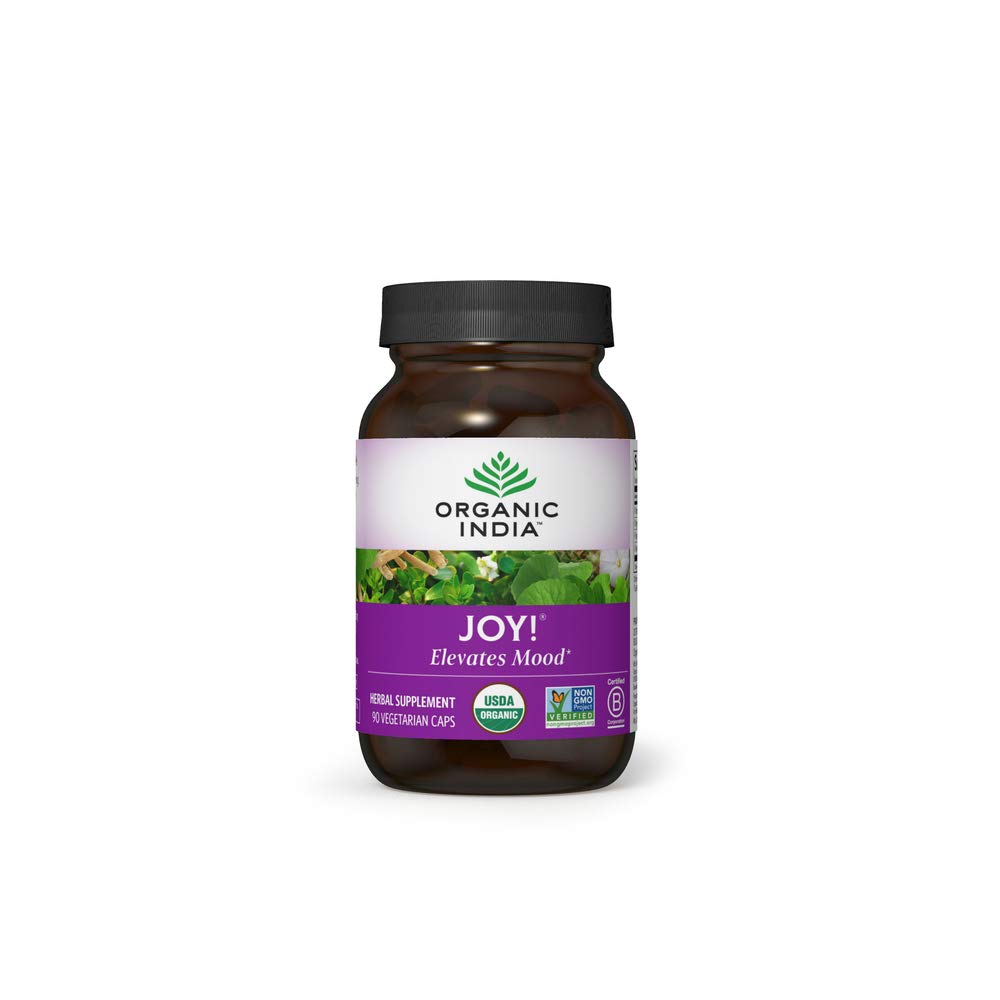 Organic India Joy 90 Vegetarian Capsules: Elevate Your Mood Naturally