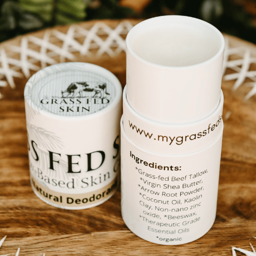 Grass-Fed Skin's Organic Beef Tallow Deodorant: A Natural Freshness Revolution