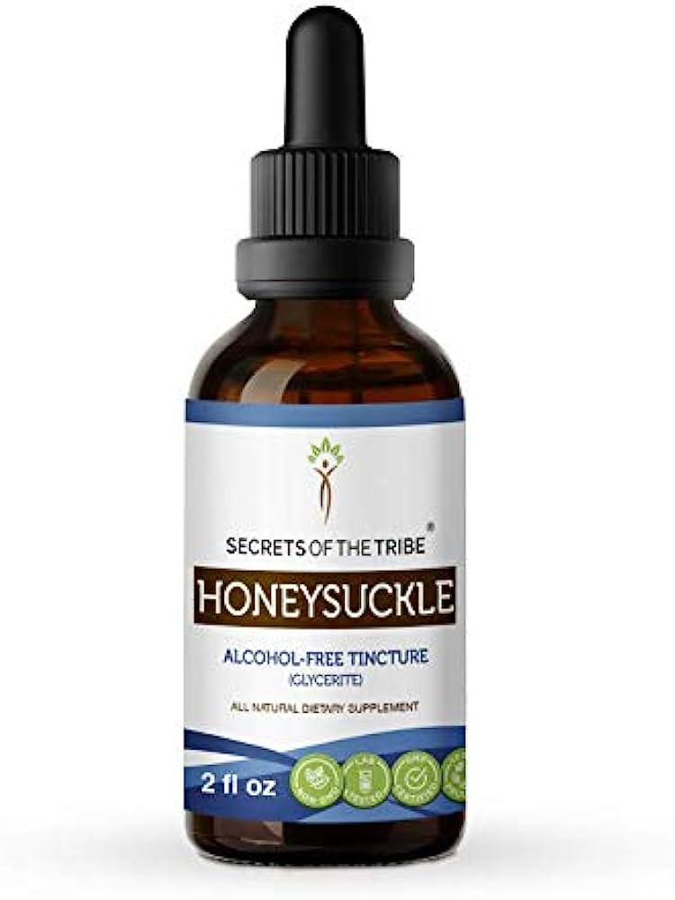 Discover the Magic! 2 oz Honeysuckle Glycerite Extract by Secrets of the Tribe