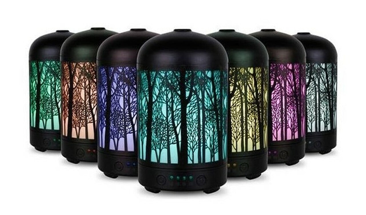 Tree Silhouette Color-Changing Diffuser: Elevate Your Vibes!