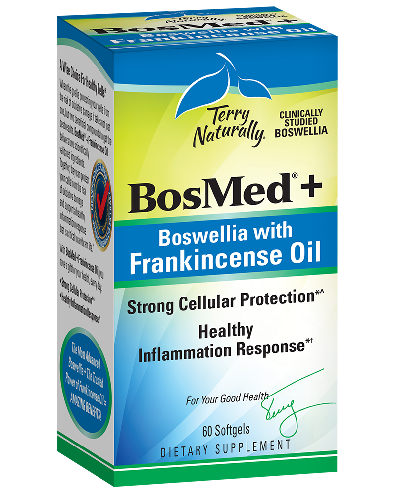 Terry Naturally BosMed+ - Premium Boswellia with Frankincense Oil Softgels (60 Count)