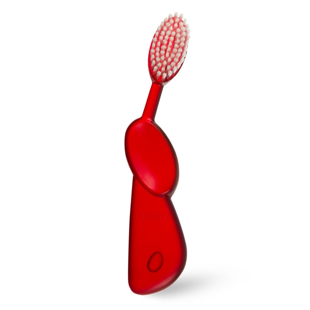 Radius Original Toothbrush - Luxury Teeth Cleaning for All (Righty, Any Color)