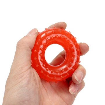 Enchanting Oriental Health Ring - Hard/Red