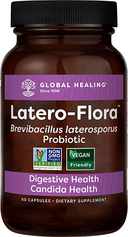 Latero-Flora 60 Vegan Capsules: The Ultimate Vegan Probiotic by Global Healing