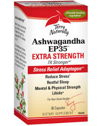 Terry Naturally Ashwagandha EP35 Extra Strength 60 Capsules