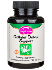 Dragon Herbs Cellular Detox Support - 500mg 100 Vegetarian Capsules