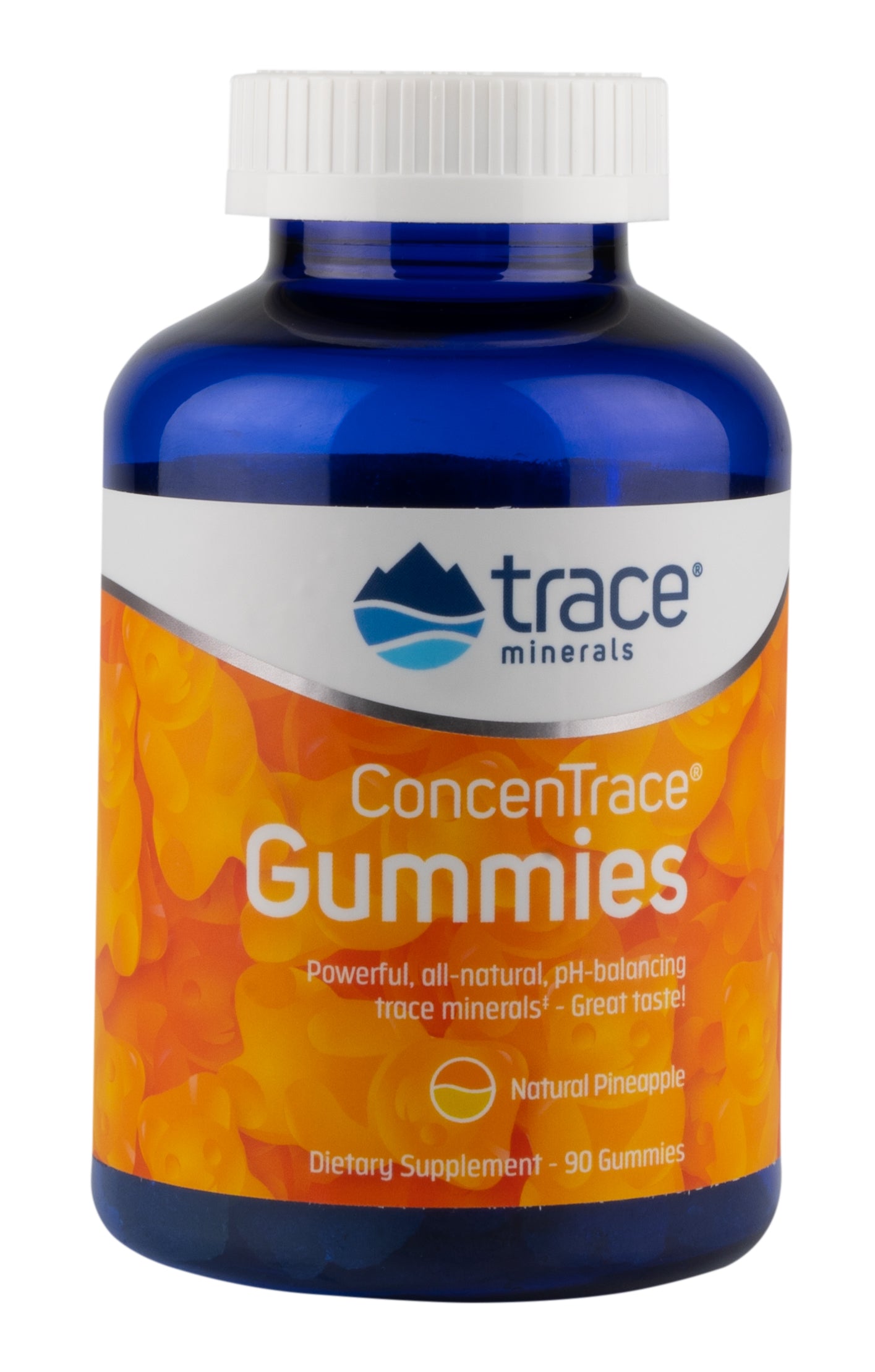 ConcenTrace Trace Mineral Gummies - Pineapple: Delicious Mineral Boost