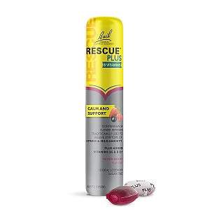 RESCUE PLUS Liquid Lozenges - Stress Complex 10-Pack Mixed Berry - Bach Remedies