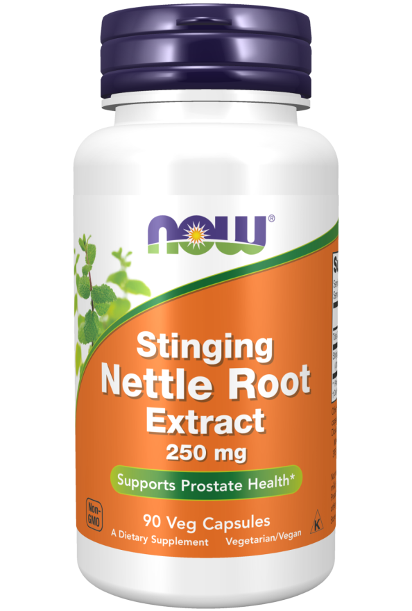 NOW Foods' Potent Stinging Nettle Root Extract 250mg - Boost Your Prostate Health Today!