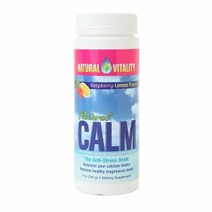 Natural Calm Raspberry Lemon Magnesium Plus Calcium 8 oz - Restore Your Health!