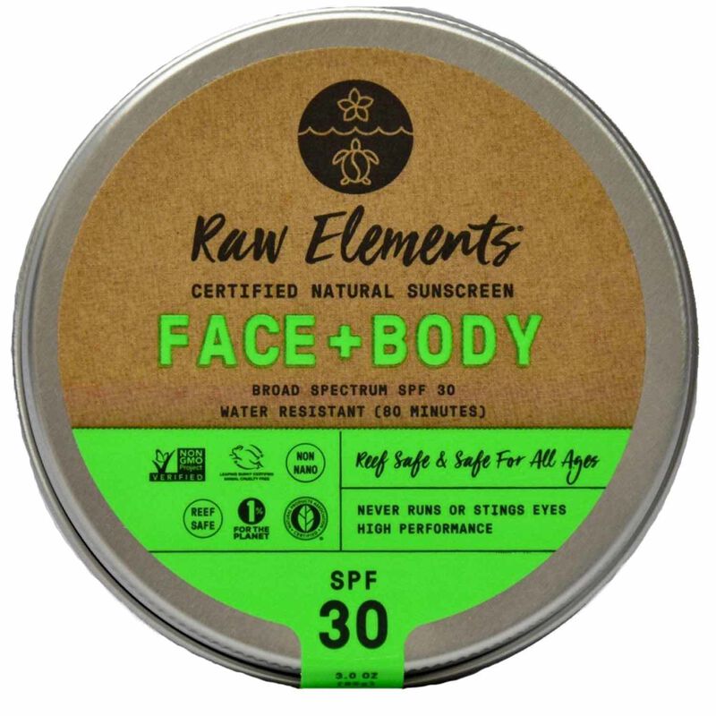 Raw Elements Certified Natural 3oz Metal Tin SPF 30 Sunscreen - Reef-Friendly Wonder