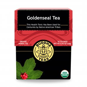 Buddha Teas Certified Organic Goldenseal Tea - 18 Bags