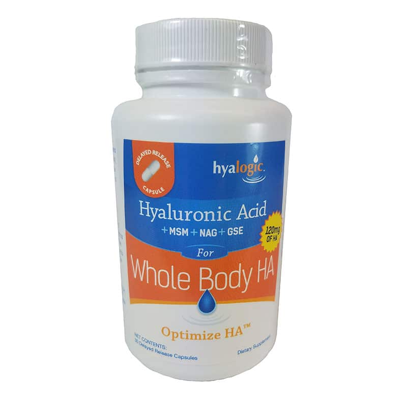 OPTIMIZE HA - Whole Body Hydration Hyaluronic Acid Capsules (HYALOGIC) - 30 Count