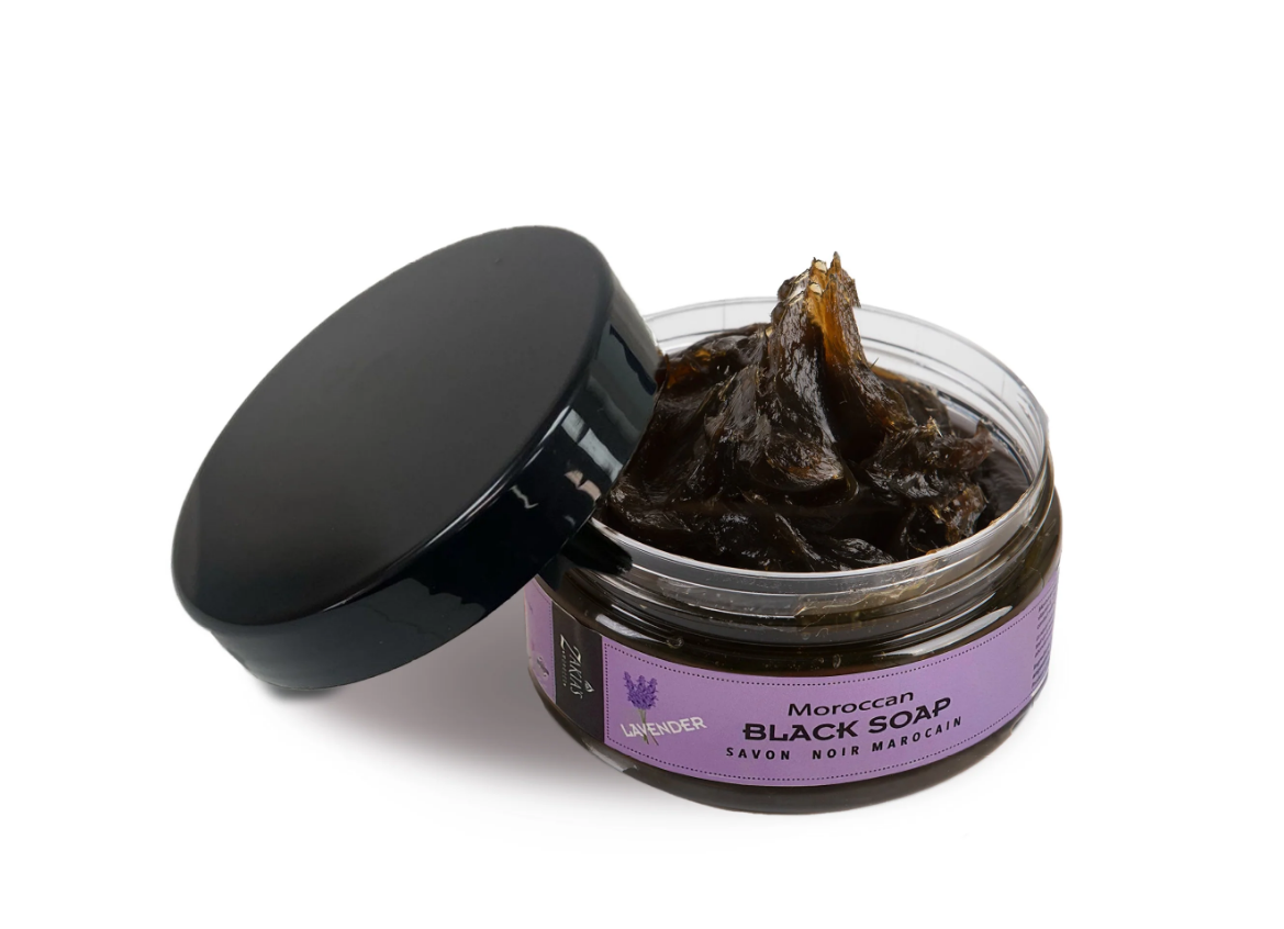 Zakia's Morocco 8oz Moroccan Black Beldi Soap - Indulge in Natural Luxury