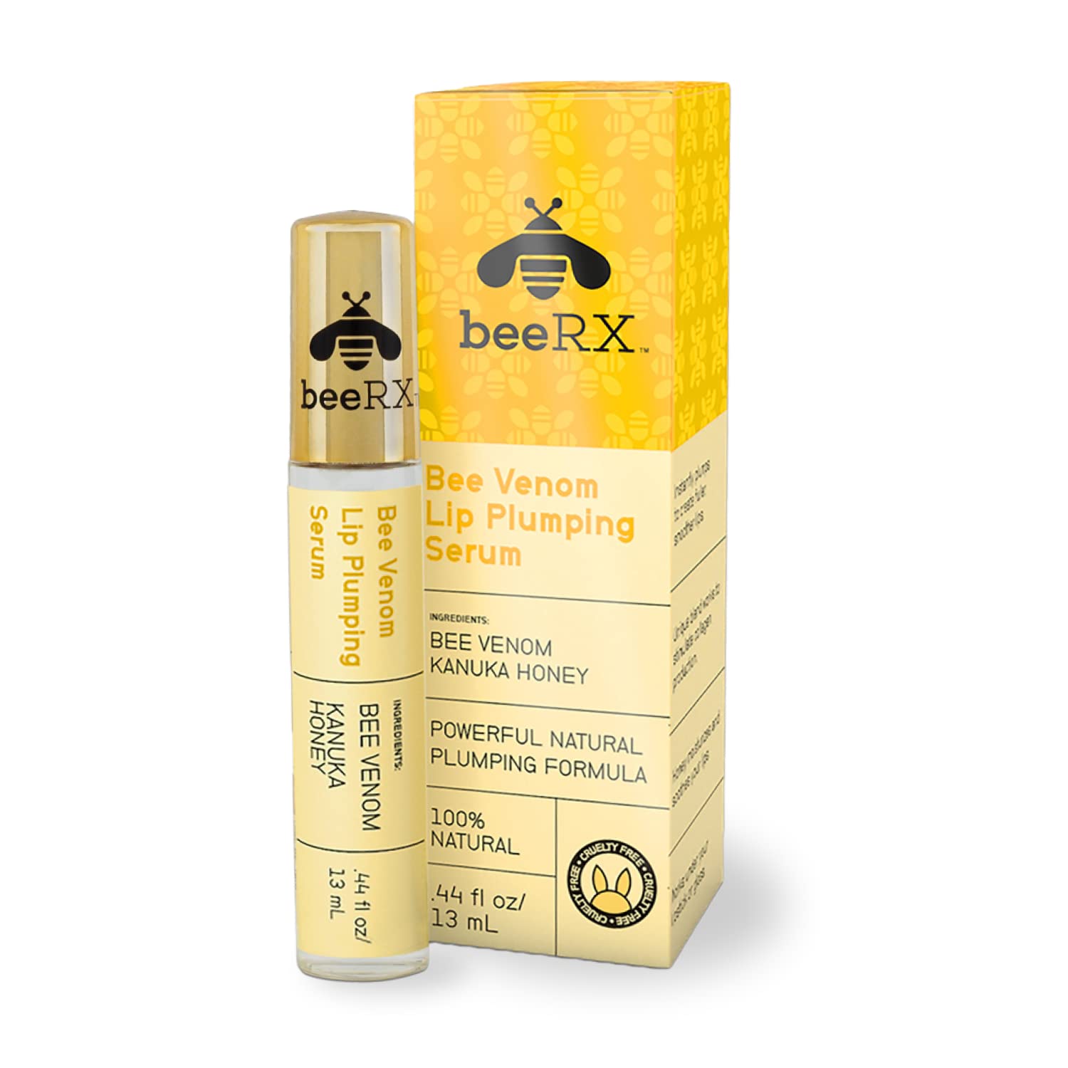 BeeRX Bee Venom Lip Plumping Serum - 13ml Magic for Fuller Lips